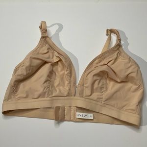 Lively The Mesh Trim Nursing Bralette Size 3